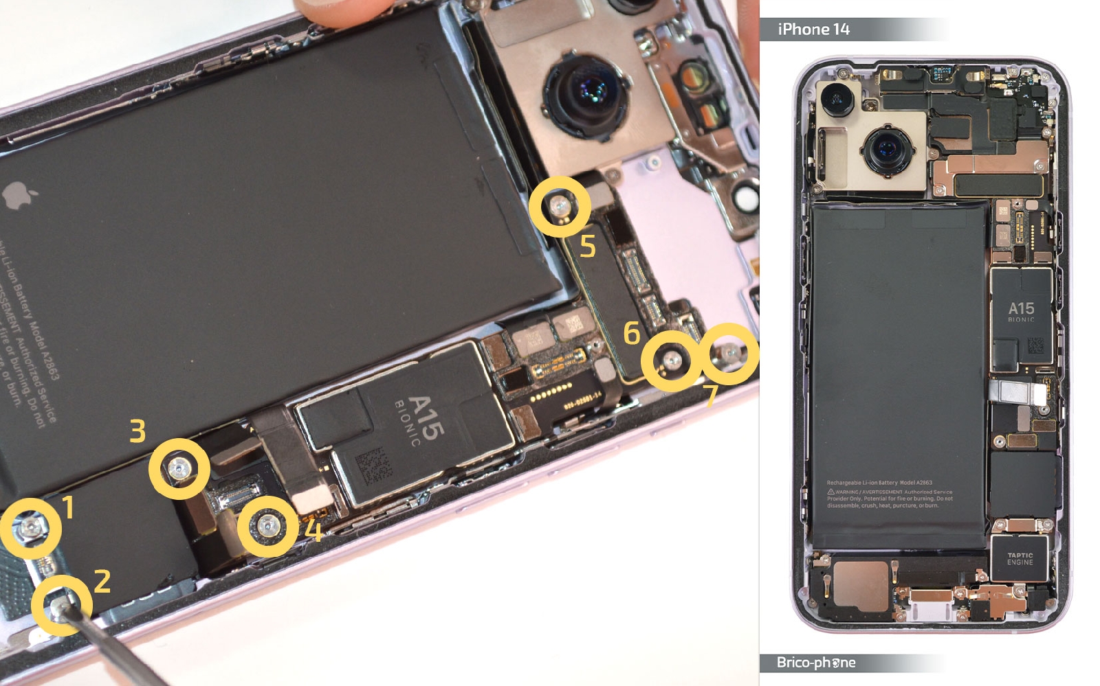 Comment changer le connecteur de charge sur iPhone 14 photo 2